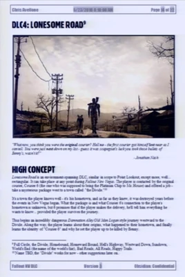 Lonesome Road design document