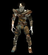 A ghoul in Superior ghoul armor render