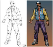 Male Human Concept art for Fallout Tactics