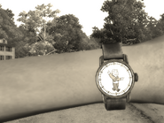 Reloj de Vault Boy en Tranquility Lane.