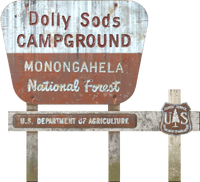 Sign at Dolly Sods Campground