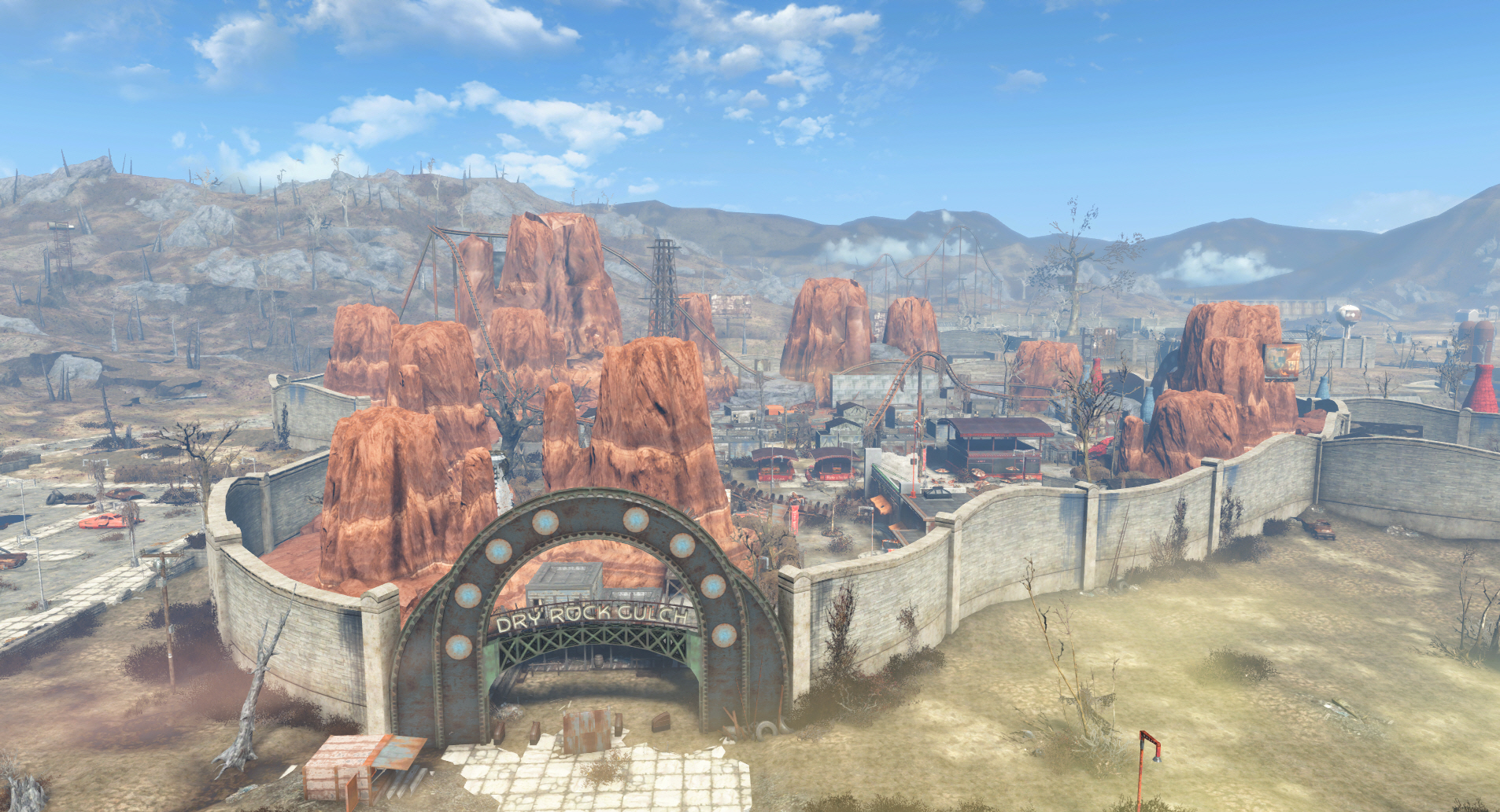 Dry Rock Gulch is a location in the Nuka-World Amusement Park in 2287. 