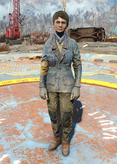 Fo4Padded Blue Jacket