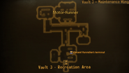 Vault 3 maintenance wing map