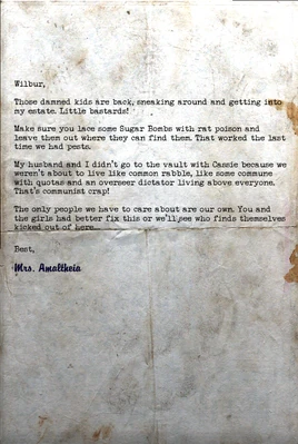 FO76 Regarding the infestation