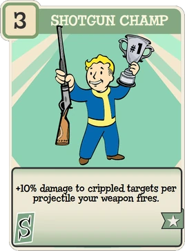 FO76 Shotgun Champ perk