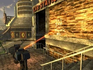 Graffiti LVB station.jpg (116 kB) Securitrón limpiando la pintada