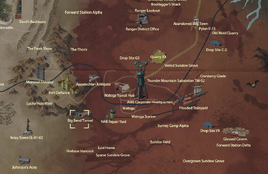 Big Bend Tunnel map