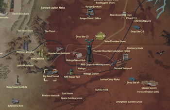 Big Bend Tunnel map