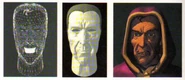 Process of creating the Morpheus's talking head model, all the way to the final render.