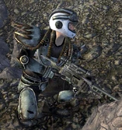 Стрелок со снайперской винтовкой