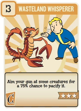 FO76 Wasteland Whisperer perk