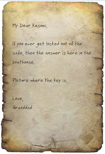 High Confessor's note