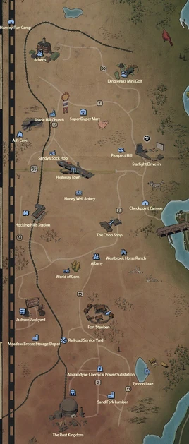 Burning Springs region map