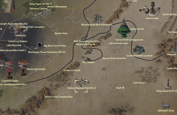 Federal Disposal Field HZ-21 map