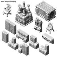 Consoles, fire control, generator, shipping container