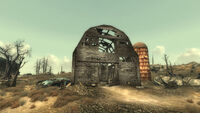 Barn with a mini nuke, just west of Vault 101