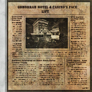 Newspaper mentioning hotel