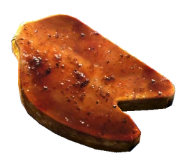 Roasted mirelurk meat