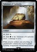 Fallout Magic Talisman of Curiosity.png (269 KB) Magic: The Gathering card