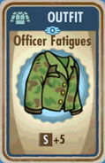 Officer fatigues card