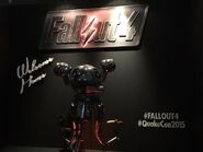 Replica a escala real de Codsworth mostrado por Bethesda en la QuakeCon 2015