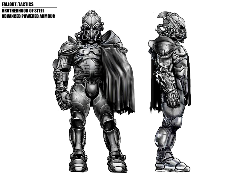 fallout new vegas brotherhood of steel armor