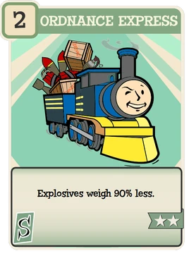 FO76 Ordnance Express perk