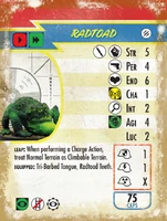 Unit cards for Fallout: Wasteland Warfare