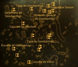 Goodsprings mapa local