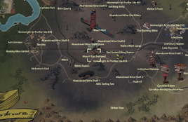 Mount Blair Trainyard map