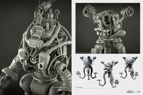 Art of Fo4 robots concept art