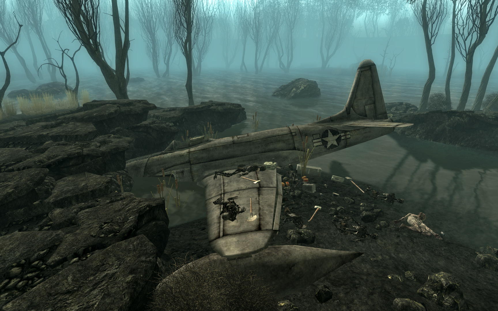 fallout 3 map alien crash site