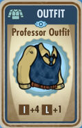 Professor outfit card