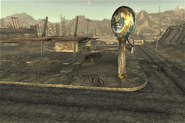 Unmarked location next to the Welcome to Fabulous New Vegas sign