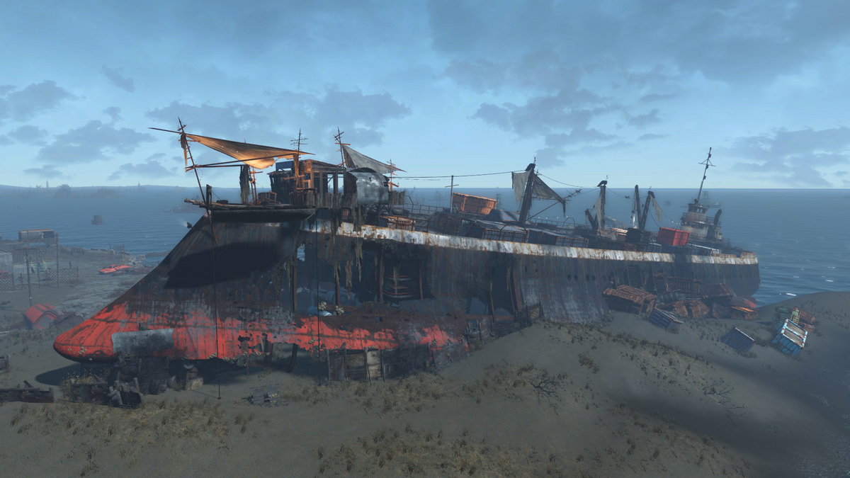 Fallout 4 разбившийся корабль фото 17