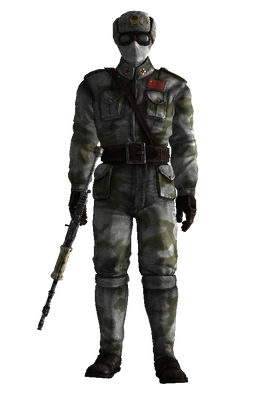 Chinese Soldier OA closeup