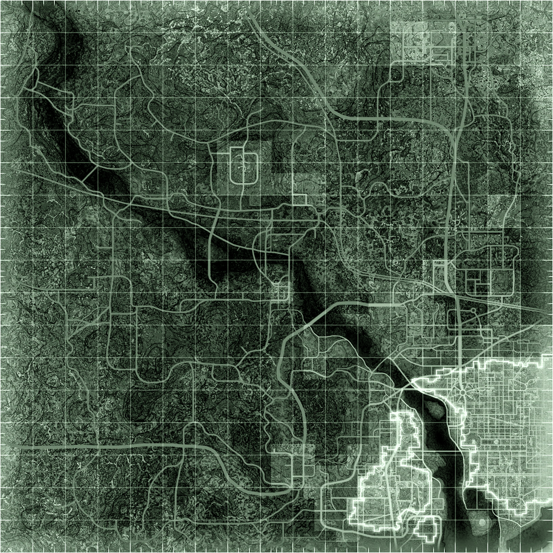 Fallout 3 Capital Wasteland NW Map Map for Xbox 360 by jekoln - GameFAQs