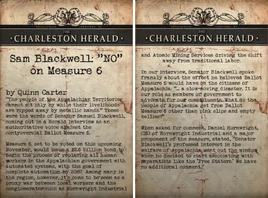 Sam Blackwell NO on Measure 6