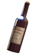 Unopened bottle of Montressor Amontillado, found only in the Castle tunnels