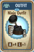 FoS Ninja Outfit Card