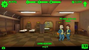 Fallout Shelter living room