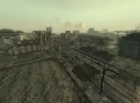 Fo3BS Adams Old Barracks.webp (588 KB) Old Adams barracks; a baseball field is visible in the foreground