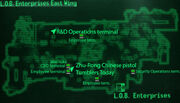 LOB Enterprises East Wing loc map