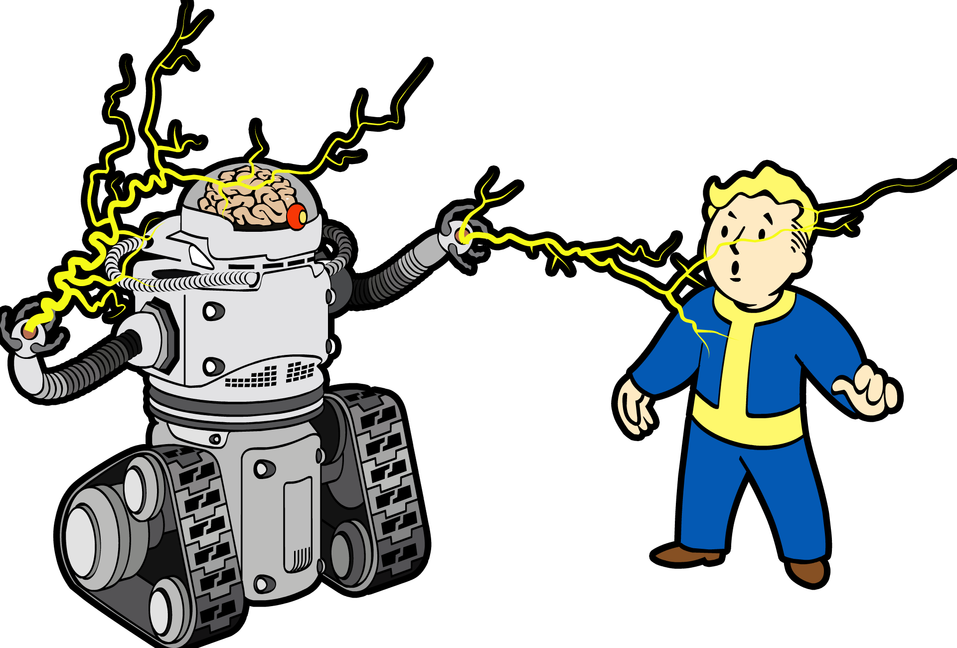 Робомозг фоллаут. Робомозг Fallout 3. Робомозг Fallout 1. Человечек из фоллаута. Fallout wikia