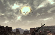 FNV Kimball vertibird blast