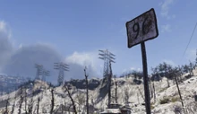 FO76 Road sign 96