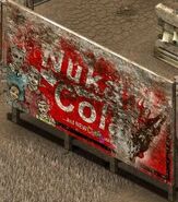 Un panneau publicitaire pour Nuka-Cola dans Fallout Tactics