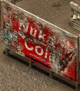 A Nuka-Cola Cherry billboard in Kansas City