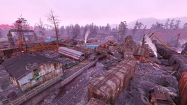 FO76 Flooded trainyard